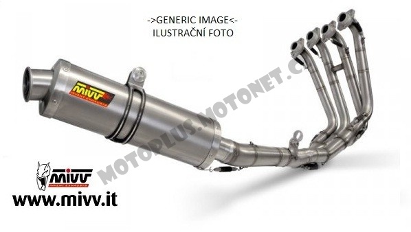Full system 4x2x2 OVAL-TITAN (Yamaha YZF 1000 (04->)